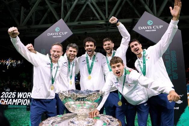 Tennis, Davis Cup Finals in Bologna, winner Italy
