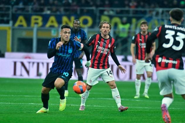 CALCIO - Serie A - Inter - FC Internazionale vs AC Milan Milano Italy - November 23: Lautaro Martinez during Serie A match between FC Internazionale and Ac Milan at San Siro Stadium on November 23, 2025 in Milano, Italy. Milan Italy  Copyright: xIPAxSport ABACAx