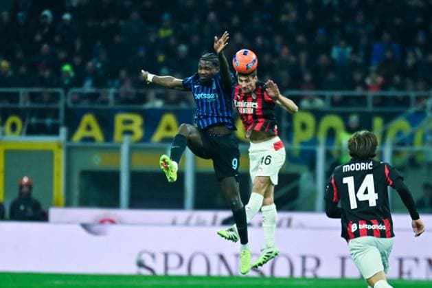 CALCIO - Serie A - Inter - FC Internazionale vs AC Milan Milano Italy - November 23: Marcus Thuram and Matteo Gabbia during Serie A match between FC Internazionale and Ac Milan at San Siro Stadium on November 23, 2025 in Milano, Italy. Milan Italy  Copyright: xIPAxSport ABACAx