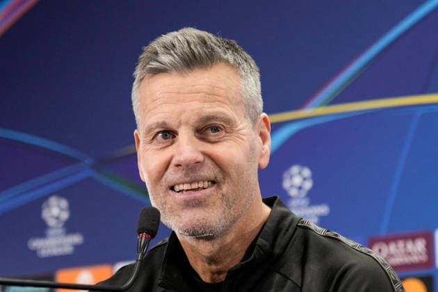 Bodo Glimt press conference Bodo 20251124 Bodo Glimts coach Kjetil Knutsen at the press conference the day before the Champions League football match against Juventus Photo Stian Lysberg Solum NTB Bodo Norway EDITORIAL USE ONLY RESTRICTED USE FOR BETTING COMPANIES  Copyright: xStianxLysbergxSolumx xNTBx