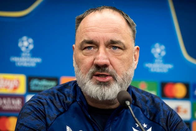 Football, CL, Slavia Prague, Press conference