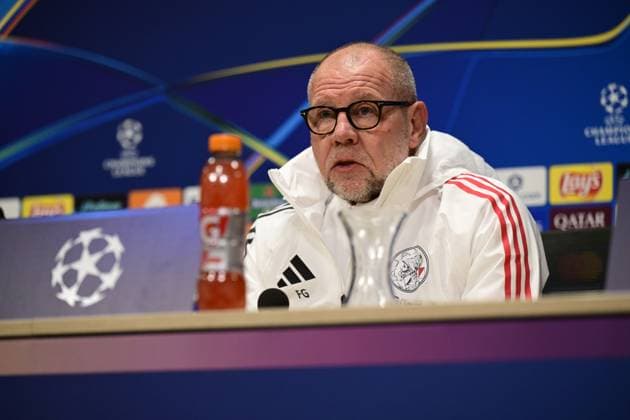 AMSTERDAM - Ajax interim manager Fred Grim during a press conference, PK, Pressekonferenz at the Johan Cruijff ArenA in Amsterdam, Netherlands, in preparation for the Champions League match against Benfica, November 24, 2025. ANP OLAF KRAAK xVIxANPxSportx xxANPxIVx 542962758 originalFilename: 542962758.jpg