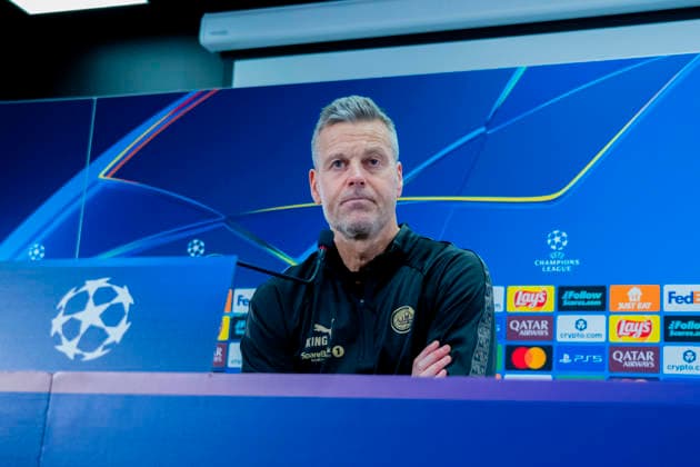 Bodo Glimt press conference Bodo 20251124 Kjetil Knutsen at the press conference for Bodo Glimt in Nordlandshallen the day before the Champions League football match against Juventus Photo Stian Lysberg Solum NTB Bodo Norway EDITORIAL USE ONLY RESTRICTED USE FOR BETTING COMPANIES  Copyright: xStianxLysbergxSolumx xNTBx