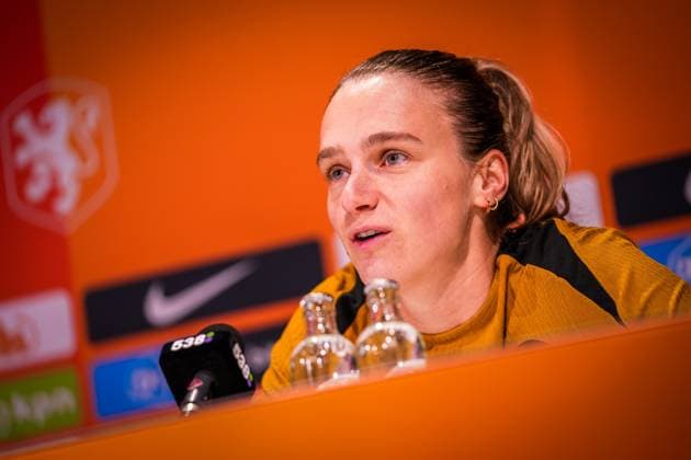 Football, Women, National team Netherlands, Press conference