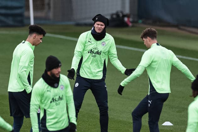 Football, CL, Manchester City, Training