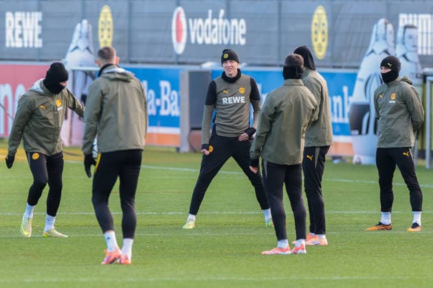 24 11 2025, Football, Season 2025 2026, UCL, Final training Borussia Dortmund, Maximilian Beier Borussia Dortmund , Dortmund Training ground BVB NRW Germany xRHR PHOTO DEx Copyright: DennisxEwert RHR-FOTOx RHR-FOTO DE