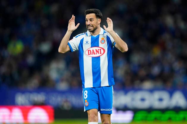 ESP: RCD Espanyol - Sevilla FC. La Liga EA Sports. Date 13 Edu Exposito of RCD Espanyol during the La Liga EA Sports match between RCD Espanyol and Sevilla FC played at RCDE Stadium on November 24, 2025 in Barcelona, Spain. kpng Copyright: xSergioxRuizx xPRESSINx PS_251124_ESP_SEV_012