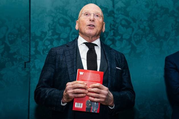 AMSTERDAM , 24-11-2025 , Uitgeverij Prometheus , Book presentation of ˜Het Ajax-DNA™, written by Jop van Kempen and Bas Soetenhorst. Picture shows Prometheus director Mai Spijkers. Book presentation Het Ajax-DNA  x32187958x Copyright: