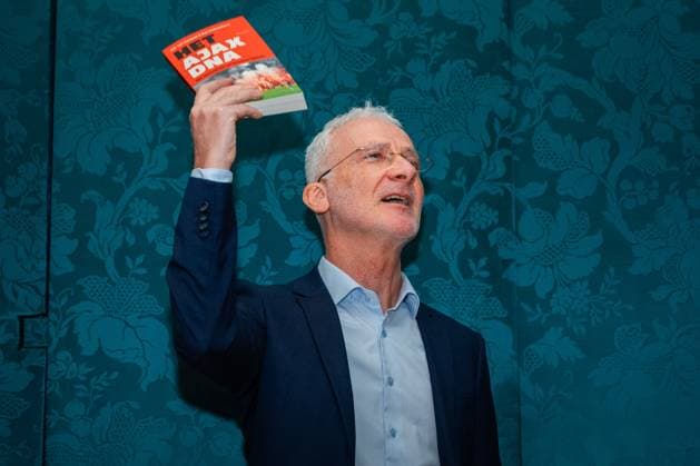 AMSTERDAM , 24-11-2025 , Uitgeverij Prometheus , Book presentation of ˜Het Ajax-DNA™, written by Jop van Kempen and Bas Soetenhorst. Picture shows Bas Soetenhorst Book presentation Het Ajax-DNA  x32187963x Copyright:
