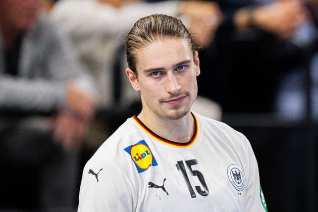 02 11 2025 Handball, international match, test match, SAP Garden Munich, Germany Iceland Juri Knorr Germany