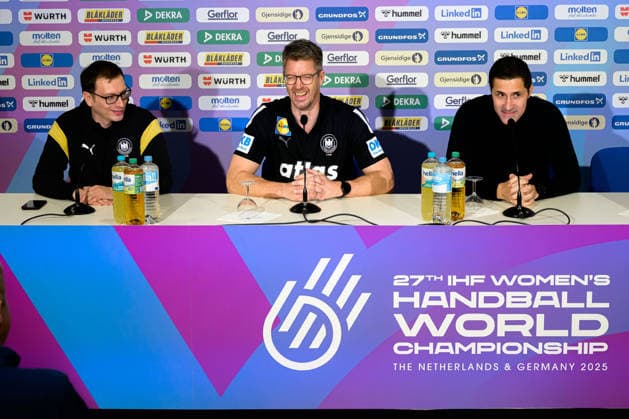 Handball, Womens World Championship, National Team Germany, Press conference in Stuttgart