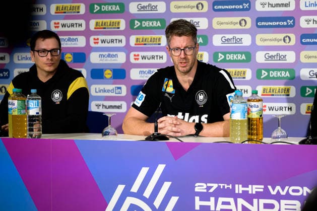 Handball, Women Germany Training Press conference Coach Markus Gaugisch Germany Stuttgart Porsche Arena Baden Württemberg Germany