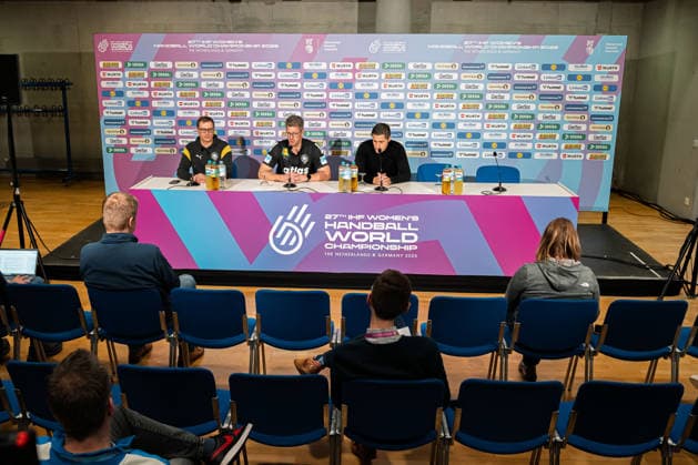 Handball, Women Germany Training Press Conference Overview Stuttgart Porsche Arena Baden Württemberg Germany