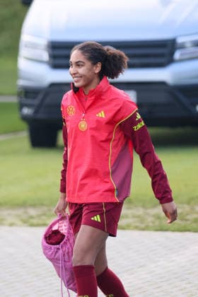 Frankfurt, Germany 25 November 2025 Soccer Women National Team Training 25 11 2025 In the picture Cora Zicai Germany DFB regulations prohibit any use of photographs as image sequences and or quasi video DFB Campus Hessen Copyright: xFotostandx xFantinix