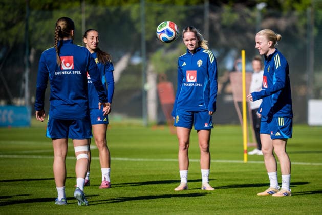 Football, Women, Nations League, National Team Sweden, Training