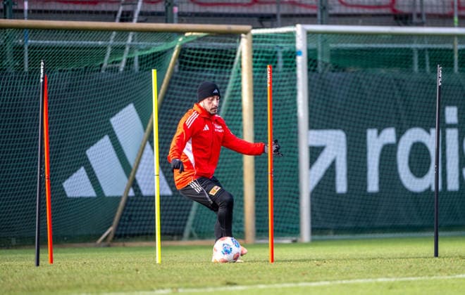 Soccer, Men, Season 2025 2026, 1 Bundesliga, 1 FC Union Berlin, Training, Josip Juranovic 1 FC Union Berlin , 25 11 2025, Copyright: xMatthiasxKochx