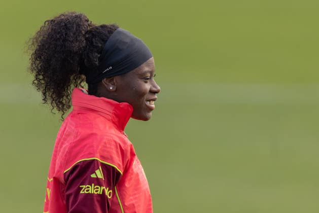 Training German national women s soccer team Nicole Anyomi Training of the women s national team before the final of the UEFA Women s Nations League on November 25, 2025 in Frankfurt am Main, Frankfurt am Main Hessen Germany DFB Campus