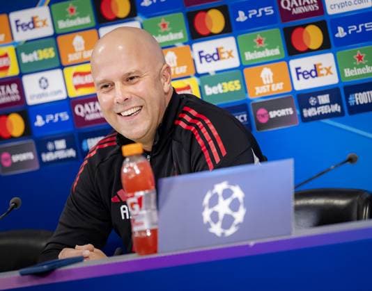 LIVERPOOL - Liverpool FC Coach Arne Slot during the MD-1 press conference, PK, Pressekonferenz ahead of the Champions League match against PSV at Anfield Stadium on November 25, 2025, in Liverpool, United Kingdom. ANP SEM VAN DER WAL UEFA Champions League 2025-2026 xVIxANPxSportx xxANPxIVx 543043230 originalFilename: 543043230.jpg