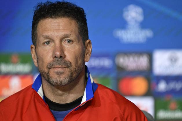 Ahead of UEFA Champions League match - Atletico Madrid v Inter MADRID, SPAIN – NOVEMBER 25: Atletico Madrid head coach Diego Simeone attends a press conference, PK, Pressekonferenz at Riyadh Air Metropolitano Stadium ahead of the UEFA Champions League week 5 match between Atletico Madrid and Inter in Madrid, Spain on November 25, 2025. Team player Nahuel Molina also joined the media session. Burak Akbulut Anadolu Madrid Spain. Editorial use only. Please get in touch for any other usage.  Copyright: x2025xAnadoluxBurakxAkbulutx