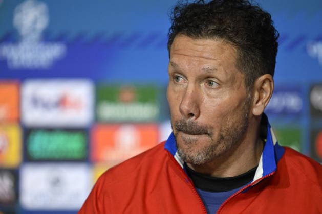 Ahead of UEFA Champions League match - Atletico Madrid v Inter MADRID, SPAIN – NOVEMBER 25: Atletico Madrid head coach Diego Simeone attends a press conference, PK, Pressekonferenz at Riyadh Air Metropolitano Stadium ahead of the UEFA Champions League week 5 match between Atletico Madrid and Inter in Madrid, Spain on November 25, 2025. Team player Nahuel Molina also joined the media session. Burak Akbulut Anadolu Madrid Spain. Editorial use only. Please get in touch for any other usage.  Copyright: x2025xAnadoluxBurakxAkbulutx