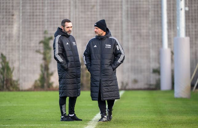 Soccer, Men, Season 2025 2026, 1 Bundesliga, 1 FC Union Berlin, Training, v l Trainerhospitant Christian Tiffert Trainer FC Hansa Rostock II , Trainer Steffen Baumgart 1 FC Union Berlin , 25 11 2025, Copyright: xMatthiasxKochx