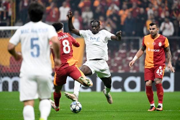 Galatasaray v Royale Union Saint-Gilloise - UEFA Champions League ISTANBUL, TURKEY - NOVEMBER 25 : David Promise Oluwatobi forward of Union Saint-Gilloise during the UEFA Champions League 2025 26 League Phase MD5 match between Galatasaray and Royale Union Saint-Gilloise on November 25, 2025 in Istanbul, Turkey, 25 11 2025 Istanbul Turkey  Copyright: xPeterxDexVoechtx