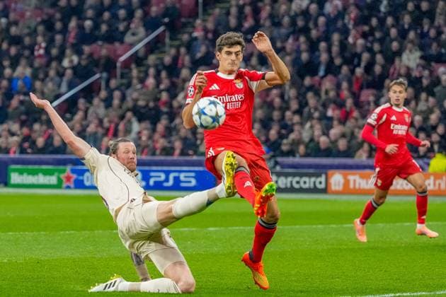 AMSTERDAM , 25-11-2025 , JohanCruyff Arena , season 2025 2026 , UEFA Champions League football , League phase Matchday 5 , match between Ajax and Benfica , picture shows Ajax player Wout Weghorst Ajax - Benfica  x32194850x Copyright: