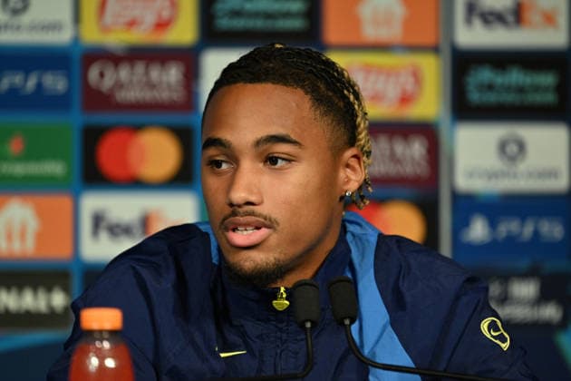 Ahead of PSG v Tottenham Hotspur - UEFA Champions League PARIS, FRANCE - NOVEMBER 25: Wilson Odobert of Tottenham Hotspur, speaks during a press conference, PK, Pressekonferenz ahead of the UEFA Champions League 2025 26 League Phase MD5 match between PSG and Tottenham Hotspur F.C. at Parc des Princes in Paris, France. on November 25, 2025. Mustafa Yalcin Anadolu France France. Editorial use only. Please get in touch for any other usage.  Copyright: x2025xAnadoluxMustafaxYalcinx