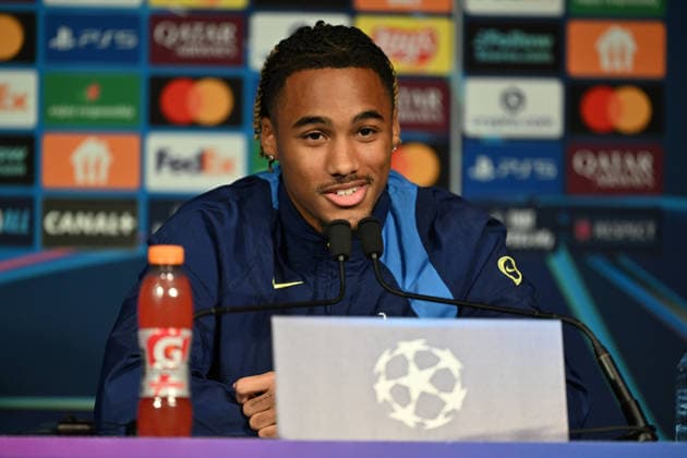 Ahead of PSG v Tottenham Hotspur - UEFA Champions League PARIS, FRANCE - NOVEMBER 25: Wilson Odobert of Tottenham Hotspur, speaks during a press conference, PK, Pressekonferenz ahead of the UEFA Champions League 2025 26 League Phase MD5 match between PSG and Tottenham Hotspur F.C. at Parc des Princes in Paris, France. on November 25, 2025. Mustafa Yalcin Anadolu France France. Editorial use only. Please get in touch for any other usage.  Copyright: x2025xAnadoluxMustafaxYalcinx