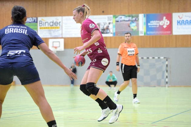 Naina Klein TusSies Metzingen, 09 TusSies Metzingen vs Brazil, handball, test match, season 2025 2026, 25 11 2025 TusSies Metzingen vs Brazil, handball, test match, season 2025 2026, 25 11 2025 Holzgerlingen Copyright: xEibner-Pressefoto TobiasxBaurx EP_TBR