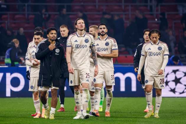 Wout Weghorst of AFC Ajax looks dejected after the final whistle AFC Ajax v SL Benfica, UEFA Champions League 2025 26 League Phase MD5, AFC Ajax v SL Benfica, Johan Cruijff Arena, November 25, 2025, Amsterdam, Netherlands.