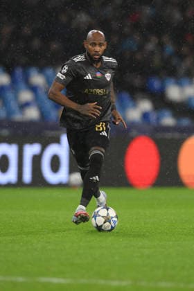 25th November 2025, Stadio Diego Armando Maradona, Naples, Italy; UEFA Champions League Football; Napoli versus Qarabag; Kevin Medina of Qarabag dribbles  AllShotLive