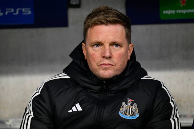 FOOTBALL : Olympique de Marseille VS Newcastle United FC - UEFA Champions League - 25 11 2025 Eddie Howe (Coach NUFC) - UEFA Champions League match between Olympique de Marseille and Newcastle United FC on November 25, 2025 at the Orange Velodrome in Marseille. MarseilleFrance  Copyright: xWilliamxCannarellax