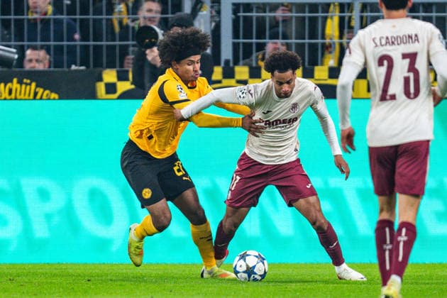 25 11 2025, Borussia Dortmund vs Villareal, UEFA Champions League, Matchday 5 Karim Adeyemi Borussia Dortmund, 27 Copyright: xBahhoxKarax