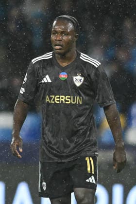 Emmanuel Addai of Qarabag look on during the Uefa Champions League match between SSC Napoli vs Qarabag at Diego Armndo Maradona Stadium  Copyright: xAgostinoxGemito IPAxSportx xipa-agency.netx xx IPA_68377499 IPA_Agency_IPA68377499