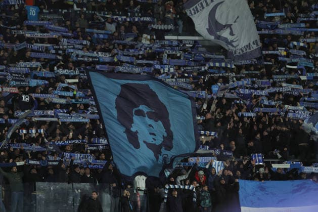 Napoli s supporters during the UEFA Champions League football match between Napoli vs Qarabag - Champions League 2025 2026 - Diego Armando Maradona stadium November 25, 2025 Naples, Italy soccer  Copyright: xAlessandroxGarofalo LaPressex
