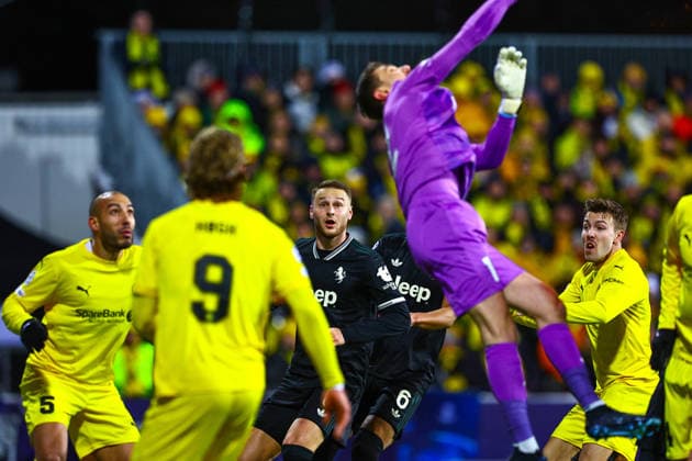 UEFA Champions League 2025 2026 Bodo Glimt Juventus Bodo 20251125 UEFA Champions League between Bodo Glimt and Juventus at Aspmyra Stadium Photo Mats Torbergsen NTB Bodo Norway EDITORIAL USE ONLY RESTRICTED USE FOR BETTING COMPANIES  Copyright: xMatsxTorbergsenx xNTBx
