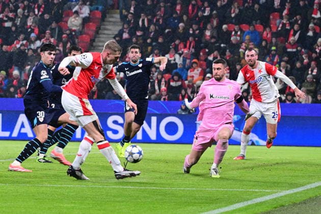 Football, CL, Slavia Prague - Athletic Bilbao