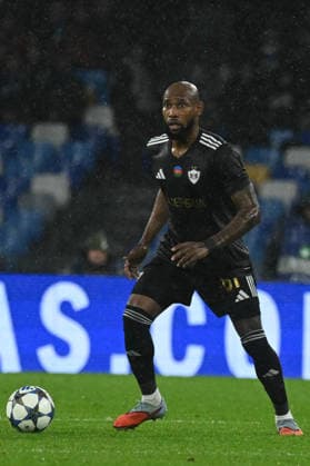 Kevin Medina of Qarabag in action during the Uefa Champions League match between SSC Napoli vs Qarabag at Diego Armndo Maradona Stadium  Copyright: xAgostinoxGemito IPAxSportx xipa-agency.netx xx IPA_68378288 IPA_Agency_IPA68378288