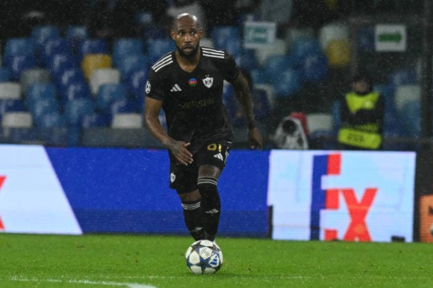 Kevin Medina of Qarabag in action during the Uefa Champions League match between SSC Napoli vs Qarabag at Diego Armndo Maradona Stadium  Copyright: xAgostinoxGemito IPAxSportx xipa-agency.netx xx IPA_68378289 IPA_Agency_IPA68378289