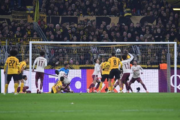 Soccer UEFA Champions League Matchday 5 Borussia Dortmund FC Villarreal on 25 11 2025 at Signal Iduna Park in Dortmund Goal for 1 0 by Serhou Guirassy Dortmund xRx