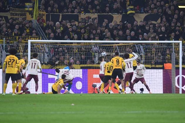 Soccer UEFA Champions League Matchday 5 Borussia Dortmund FC Villarreal on 25 11 2025 at Signal Iduna Park in Dortmund Goal for 1 0 by Serhou Guirassy Dortmund xRx