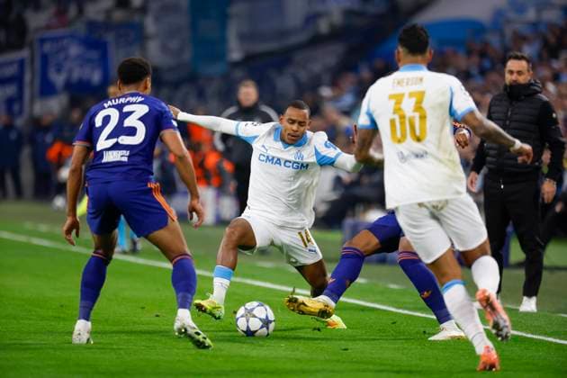 Football UEFA Champions League C1 J5 match Marseille - Newcastle PHOTOPQR LA PROVENCE SPEICH Frederic ; Marseille ; 25 11 2025 ; Football UEFA Champions League Phase de ligue Journee 5 Match Olympique de Marseille ( OM ) - Newcastle United au Stade Velodrome Marseille BdR France  Copyright: xPHOTOPQR LAxPROVENCE MAXPPPxSPEICHxFredericx 20251125PVL1061 20251125PVL1061