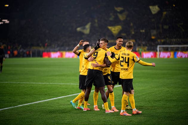 DORTMUND, GERMANY - 25 NOVEMBER, 2025: Serhou Guirassy - UEFA Champions League match Borussia Dortmund vs Villarreal CF at Signal Iduna Park.  Copyright: xVITALIIxKLIUIEVx