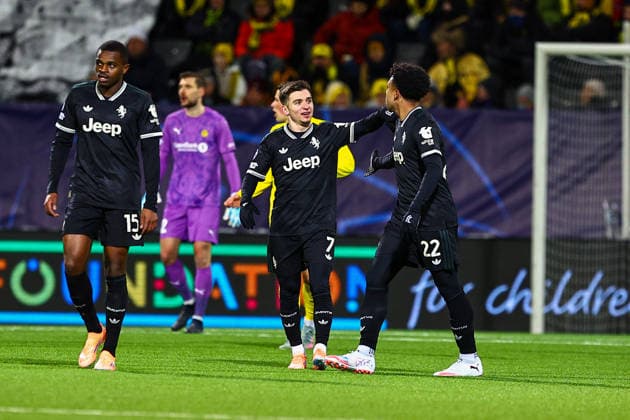 UEFA Champions League 2025 2026 Bodo Glimt Juventus Bodo 20251125 UEFA Champions League between Bodo Glimt and Juventus at Aspmyra Stadium Photo Mats Torbergsen NTB Bodo Norway EDITORIAL USE ONLY RESTRICTED USE FOR BETTING COMPANIES  Copyright: xMatsxTorbergsenx xNTBx