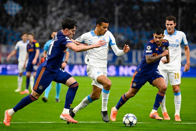 FOOTBALL : Olympique de Marseille VS Newcastle United FC - UEFA Champions League - 25 11 2025 Mason Greenwood (OM) - UEFA Champions League match between Olympique de Marseille and Newcastle United FC on November 25, 2025 at the Orange Velodrome in Marseille. MarseilleFrance  Copyright: xWilliamxCannarellax
