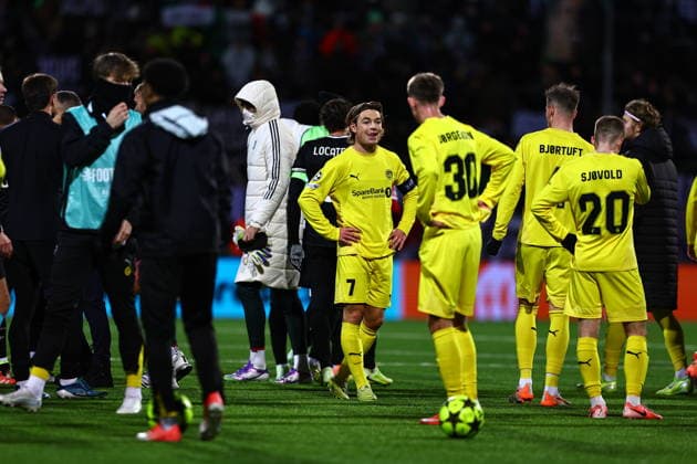 UEFA Champions League 2025 2026 Bodo Glimt Juventus Bodo 20251125 Bodo Glimt s players after the loss in the UEFA Champions League match between Bodo Glimt and Juventus at Aspmyra Stadium Photo Mats Torbergsen NTB Bodo Norway EDITORIAL USE ONLY RESTRICTED USE FOR BETTING COMPANIES  Copyright: xMatsxTorbergsenx xNTBx