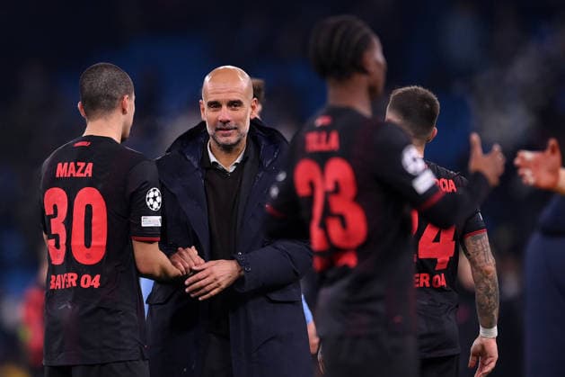 Manchester City v Bayer Leverkusen - UEFA Champions League MANCHESTER, UNITED KINGDOM - NOVEMBER 25: Pep Guardiola, head coach of Manchester City, reacts following the UEFA Champions League match between Manchester City and Bayer Leverkusen at Etihad Stadium on November 25, 2025 in Manchester, United Kingdom. Ben Roberts Anadolu Manchester United, ManU Kingdom. Editorial use only. Please get in touch for any other usage.  Copyright: x2025xAnadoluxBenxRobertsx