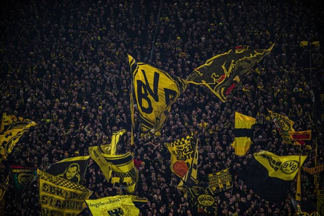DORTMUND, GERMANY - 25 NOVEMBER, 2025: - UEFA Champions League match Borussia Dortmund vs Villarreal CF at Signal Iduna Park.  Copyright: xVITALIIxKLIUIEVx