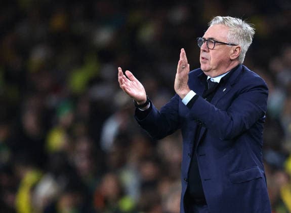 Brazil v Senegal - International Friendly, Länderspiel, Nationalmannschaft Carlo Ancelotti, Head Coach of Brazil on the side line during the international friendly match between Brazil and Senegal at Emirates Stadium on November 15, 2025 in London, England. London Emirates Stadium England United Kingdom Copyright: xNealxSimpson Sportsphoto APLx 14142955
